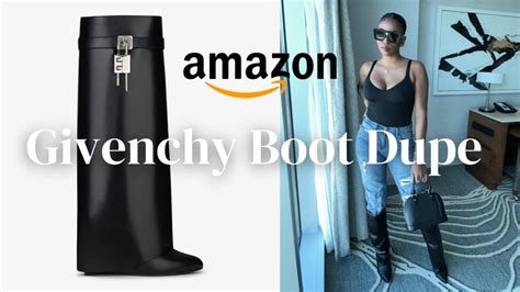 bottes givenchy dupe|givenchy lock boots.